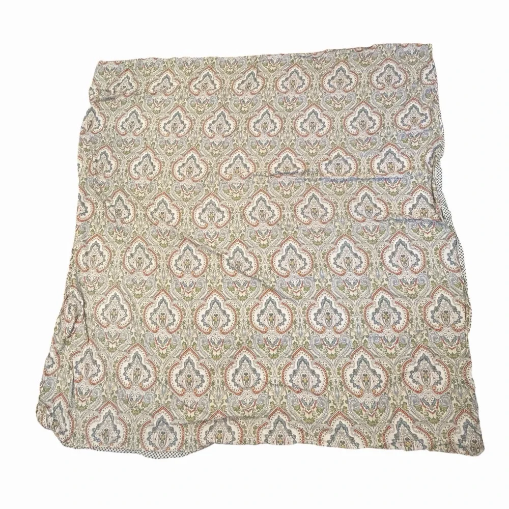 Ralph Lauren Standard Full Queen‎ Set Duvet Cover Shams Paisley Floral Cotton